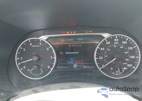 2020 Nissan Sentra Sr Xtronic Cvt z USA, uszkodzony, nr VIN 3N1AB8DVXLY206460